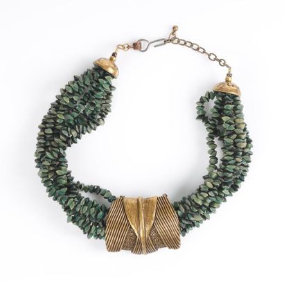 CESAREE. Collier de 8 rangs de perles en...