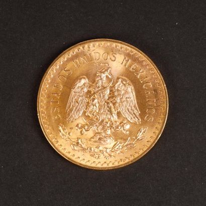 1 monnaie en or: 50 pesos Mexique 1947
