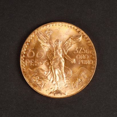 1 monnaie en or: 50 pesos Mexique 1947
