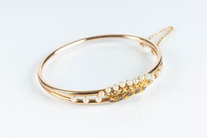 Bracelet rigide ouvrant, en or jaune 750...