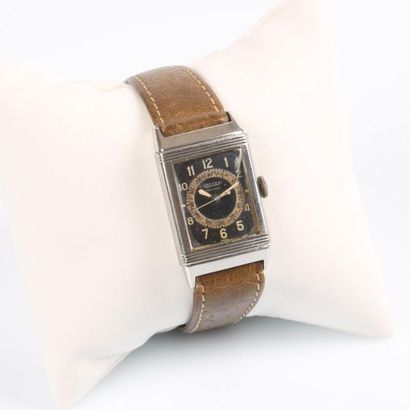 JAEGER ''REVERSO''. Montre bracelet de dame...