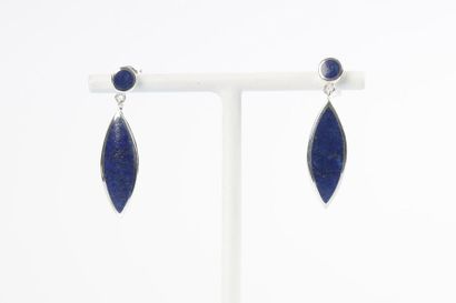 Paire de boucles d'oreilles pendantes en...