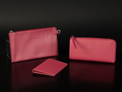 LONGCHAMP. Ensemble de trois accessoires...