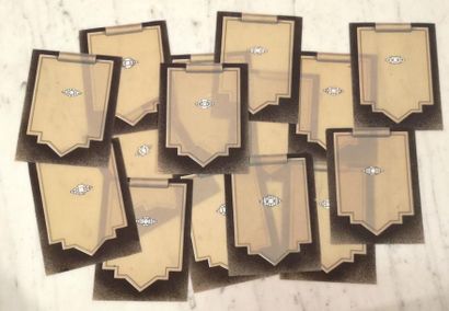 Intéressant ensemble de dessins de projets...