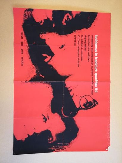 Lot de 53 affiches des années 1950-60 (Galerie...