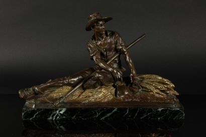 Edouard DROUOT (1859-1945)
Moissonneur
Bronze...