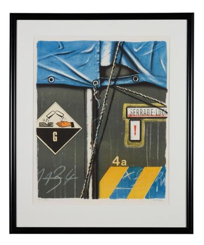 Peter KLASEN (né en 1935)
Serrage-Lock, 1985.
Lithographie,...