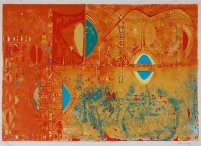 Joe DOWNING (1925-2007)
Sans titre
Lithographie,...