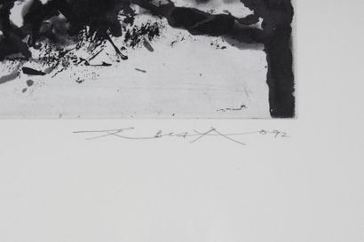 ZAO Wou-Ki (1920-2013)
Sans titre, 1992.
Gravure,...