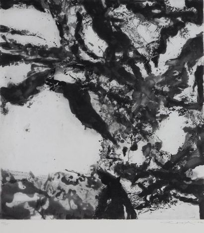 ZAO Wou-Ki (1920-2013)
Sans titre, 1992.
Gravure,...