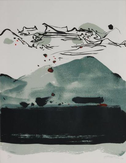 CHU Teh-Chun (1920-2014)
Sans titre, 1986.
Sérigraphie...