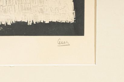 CÉSAR (1921-1998)
Arrachage
Eau-forte - embossage,...