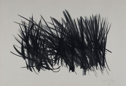 Hans HARTUNG (1904-1989)
L91, 1963.
Lithographie,...