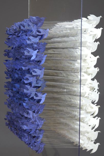 Pascale MESSINA
Oiseaux
Papier, métal et...