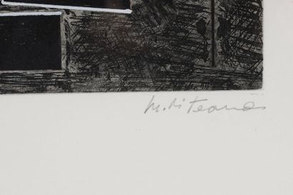 Marino DI TEANA (1920-2012)
Sans titre, 1982
Gravure...