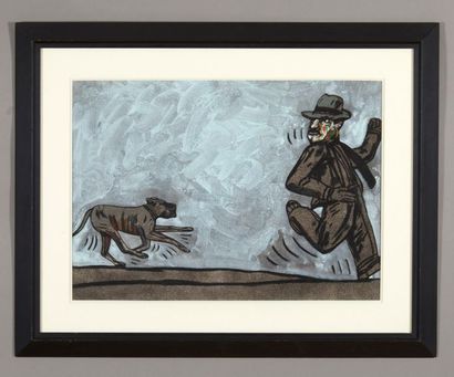 Antonio SEGUI (1934)
El Susto, 1975
Pastel...