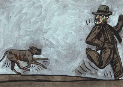 Antonio SEGUI (1934)
El Susto, 1975
Pastel...