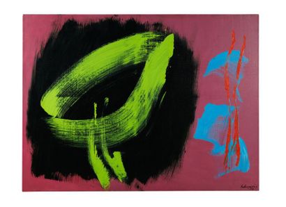 Gérard SCHNEIDER (1896-1986)
Op. 52K, 1974
Acrylique...