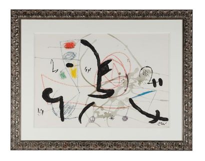 Joan MIRÓ (1893-1983)
Sans titre.
Lithographie...