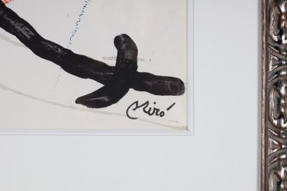 Joan MIRÓ (1893-1983)
Sans titre.
Lithographie...