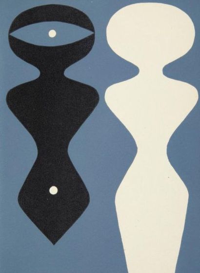 Jean ARP (1886-1966). 2 catalogues d'expositions...