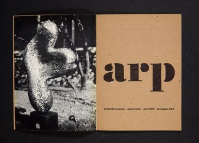 Jean ARP (1886-1966). 2 catalogues d'expositions...
