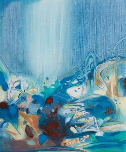 CHU Teh-Chun (1920-2014)
Sans titre, 1986.
Lithographie,...