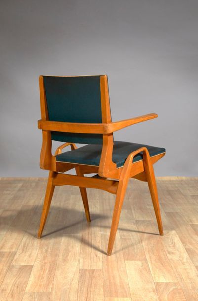 Maurice PRE (1907-1988)
Suite de 4 fauteuils...