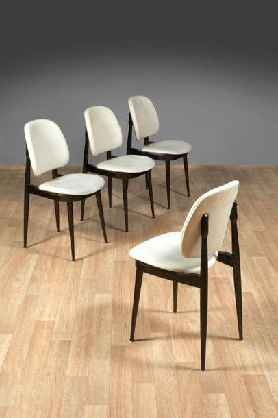 Pierre GUARICHE (1926-1995)
Suite de 4 chaises...