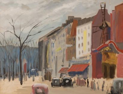 Abraham WEINBAUM (1890-1943)
Le Moulin rouge...
