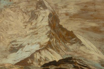 Émile René MENARD (1862-1930)
Alpes, le Cervin
Huile...