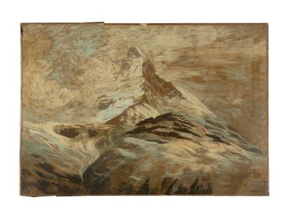 Émile René MENARD (1862-1930)
Alpes, le Cervin
Huile...