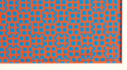 FRANÇOIS MORELLET
Quarante mille carrés (Rouge...