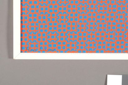 FRANÇOIS MORELLET
Quarante mille carrés (Rouge...