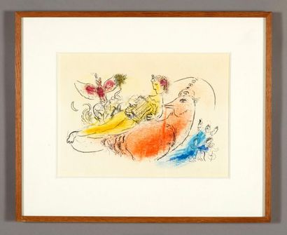 MARC CHAGALL
L'Accordéoniste, planche tirée...