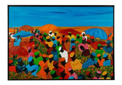 NADODO (1965)
Le marché aux couleurs
Peinture...