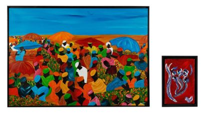 NADODO (1965)
Le marché aux couleurs
Peinture...