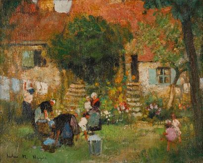 Jules René HERVÉ (1887-1981)
Scène animée...