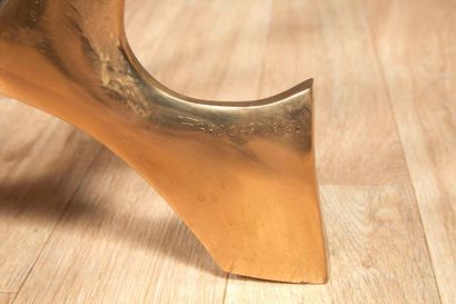 Fred BROUARD (1944-1999)
Table basse en bronze...