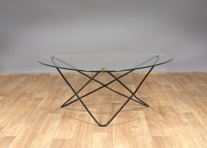 F. LASBLEITZ 
Table basse tripode modèle...