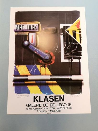 Lot de 59 affiches des années 1980-90 : Alechinsky,...