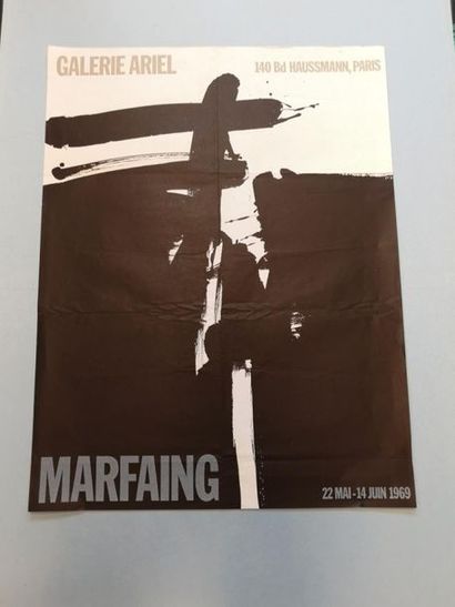 Lot de 59 affiches des années 1980-90 : Alechinsky,...