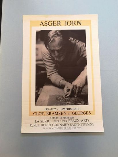 Lot de 59 affiches des années 1980-90 : Alechinsky,...