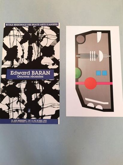 Lot de 59 affiches des années 1980-90 : Alechinsky,...