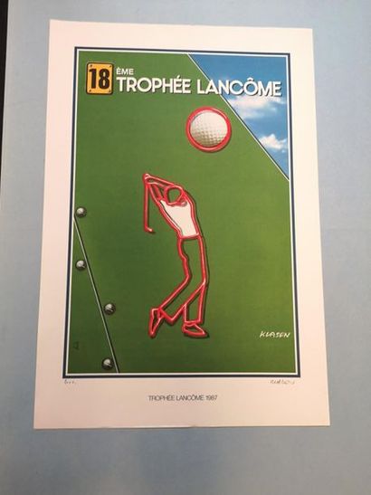 Lot de 59 affiches des années 1980-90 : Alechinsky,...