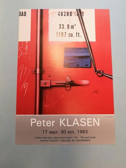 Lot de 59 affiches des années 1980-90 : Alechinsky,...