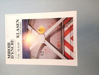 Lot de 59 affiches des années 1980-90 : Alechinsky,...
