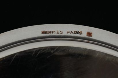 HERMES PARIS. Paire de dessous de bouteille...