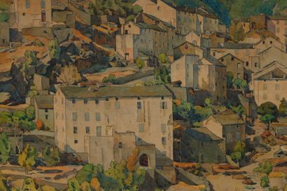 René Frédéric RICARD (1889-?)
Vue de Monza,...