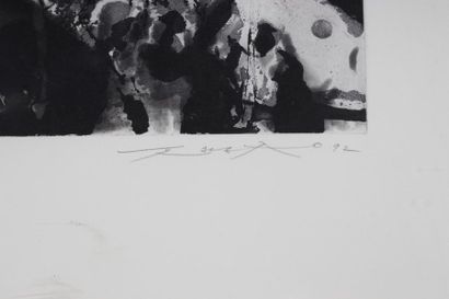 ZAO Wou-Ki (1920-2013)
Sans titre, 1992.
Gravure,...